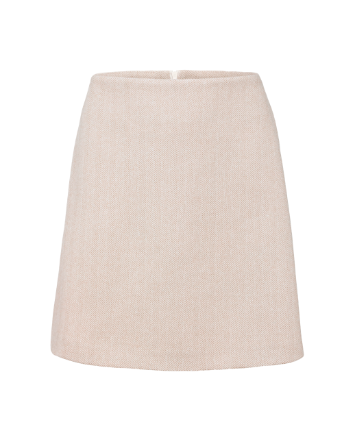 Юбка мини LZ Djersy, бежевый