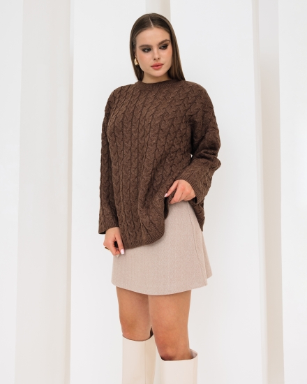 Юбка мини LZ Djersy, бежевый