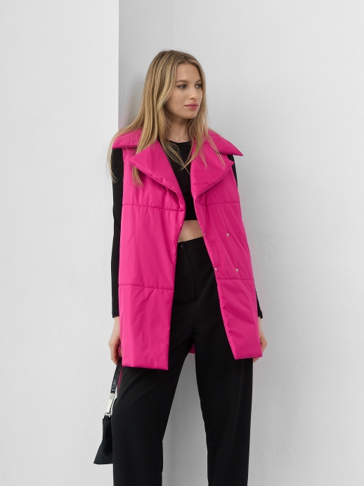 Безрукавка жилет LZ24, фуксия