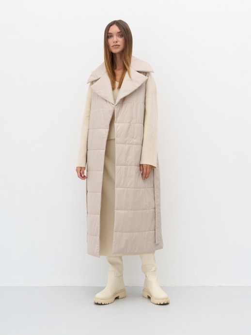 Безрукавка жилет LZ24, бежевый