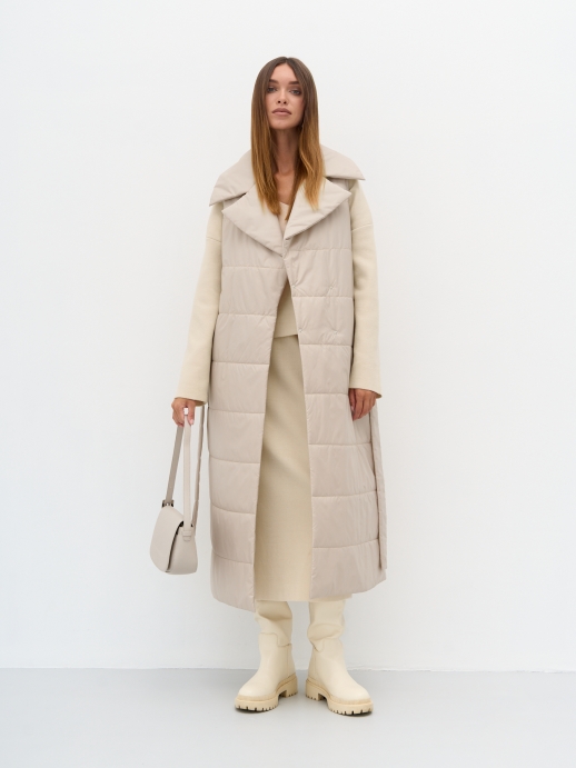 Безрукавка жилет LZ24, бежевый