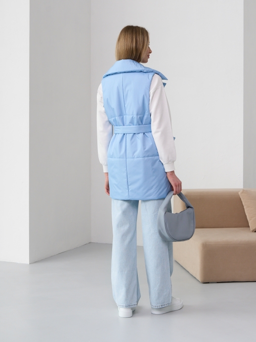 Безрукавка жилет LZ24, голубой