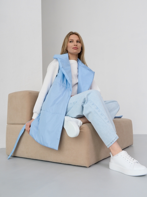 Безрукавка жилет LZ24, голубой