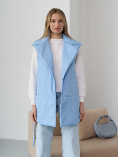 Безрукавка жилет LZ24, голубой