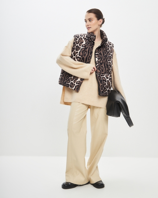 Безрукавка жилет LZ24, леопард