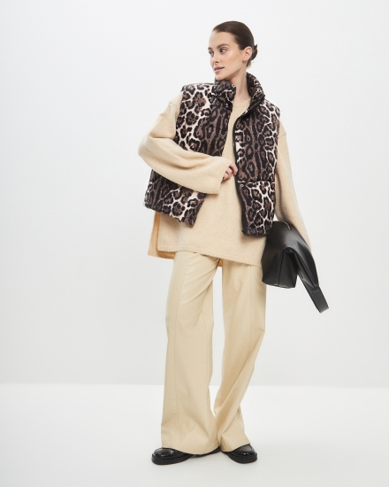 Безрукавка жилет LZ24, леопард