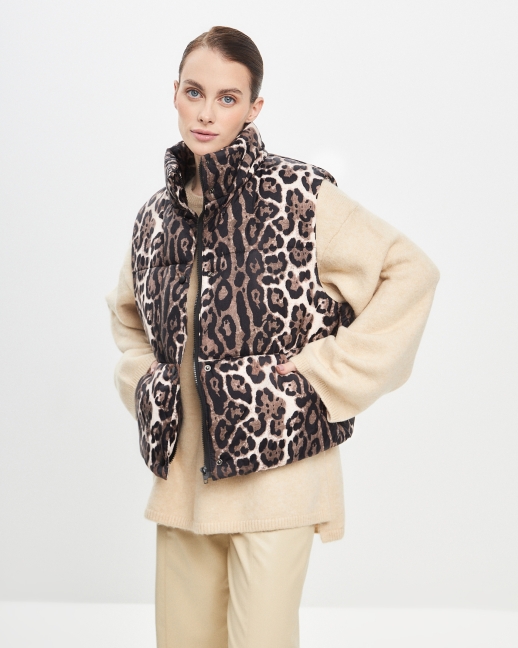 Безрукавка жилет LZ24, леопард