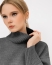 Свитер вязаный OVERSIZE, графит