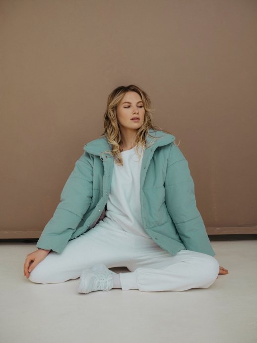 Куртка короткая LZ24, мятный