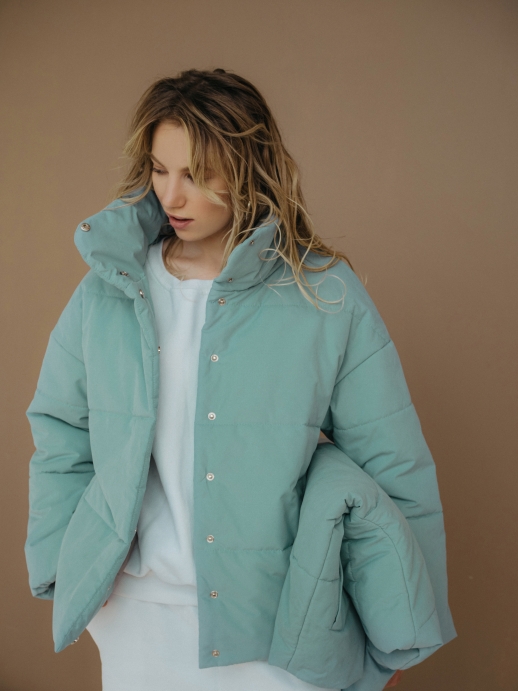 Куртка короткая LZ24, мятный