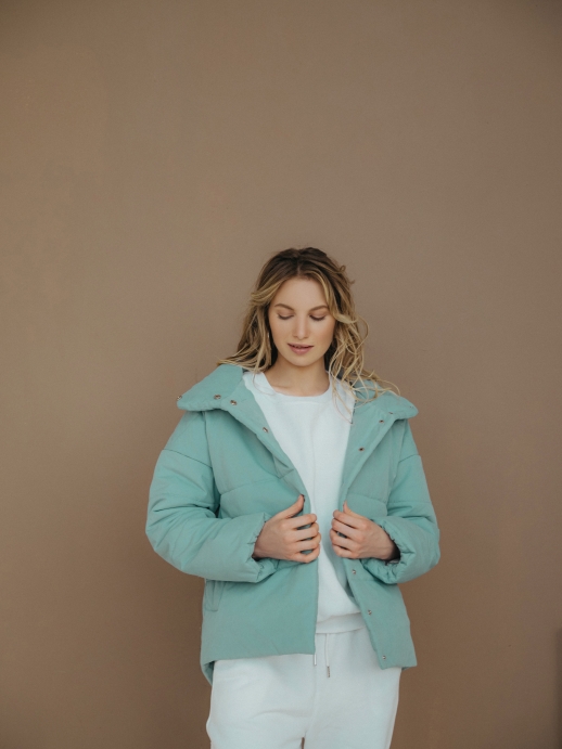 Куртка короткая LZ24, мятный