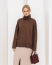 Свитер вязаный OVERSIZE, шоколад