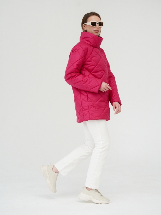 Куртка со съемным капюшоном LZ24, фуксия