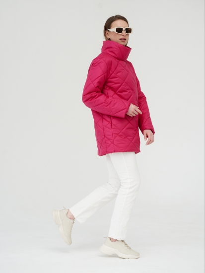 Куртка со съемным капюшоном LZ24, фуксия