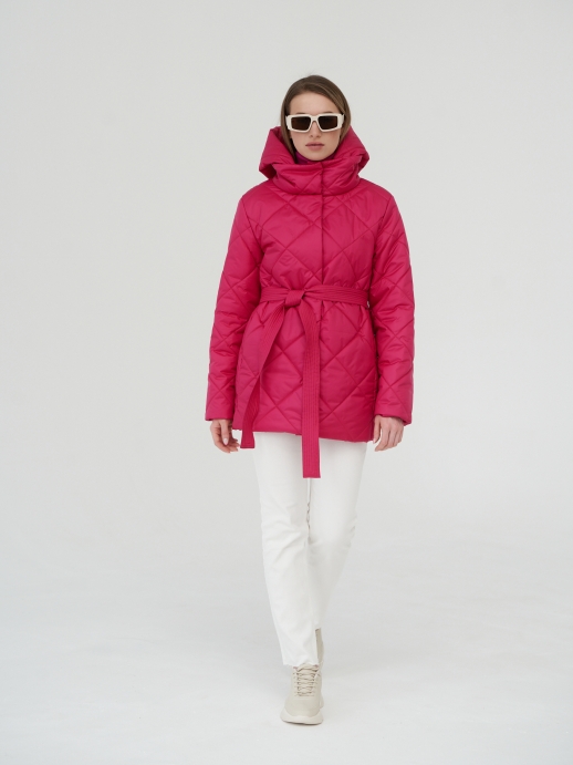 Куртка со съемным капюшоном LZ24, фуксия