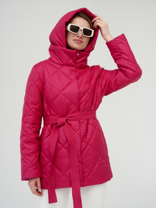 Куртка со съемным капюшоном LZ24, фуксия