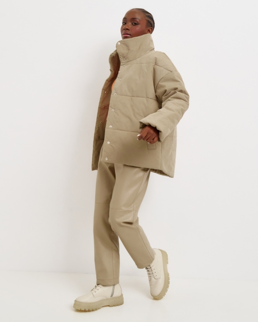 Куртка короткая LZ24, бежевый песочный