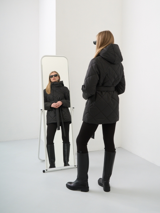 Куртка со съемным капюшоном LZ24, черный