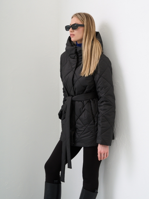 Куртка со съемным капюшоном LZ24, черный