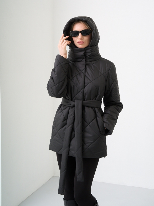 Куртка со съемным капюшоном LZ24, черный