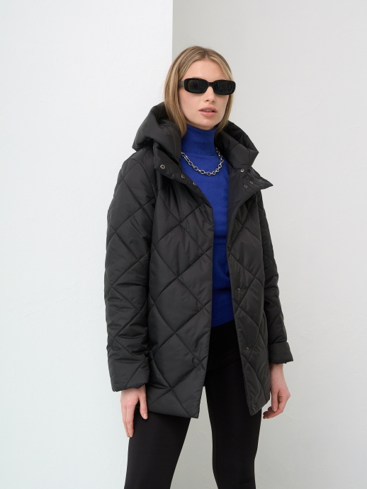 Куртка со съемным капюшоном LZ24, черный