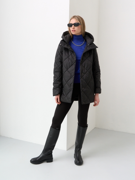 Куртка со съемным капюшоном LZ24, черный