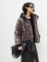 Куртка стеганая LZ24, принт леопард