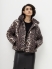 Куртка стеганая LZ24, принт леопард