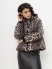 Куртка стеганая LZ24, принт леопард