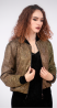 Бомбер блестящий OVERSIZE, золотой