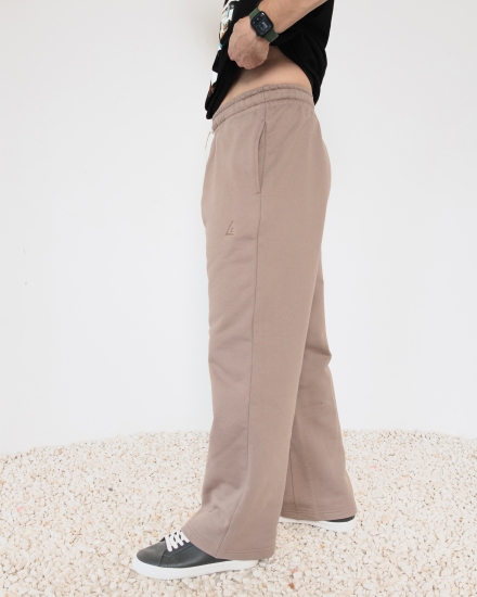 Брюки LZM с вышивкой, мокко