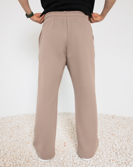 Брюки LZM с вышивкой, мокко