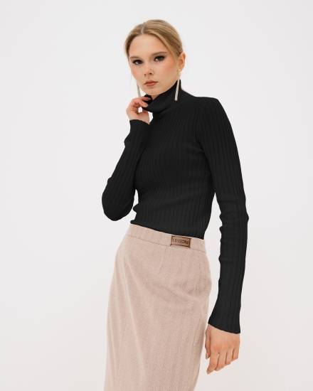 Водолазка базовая, черный