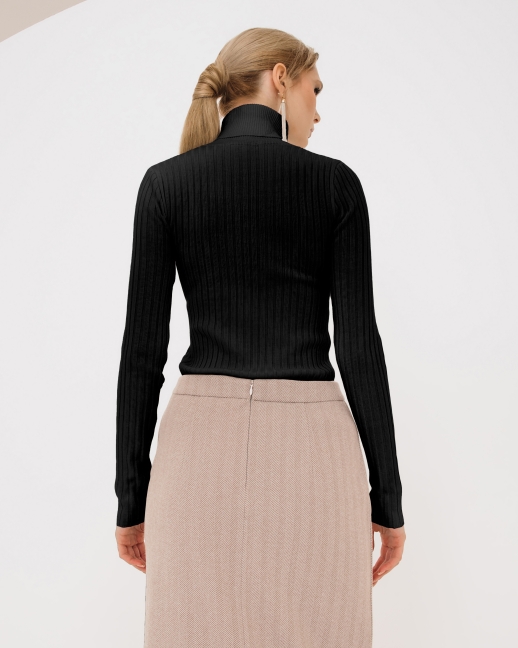 Водолазка базовая, черный