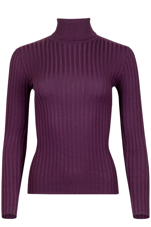 Водолазка базовая, винный