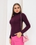 Водолазка базовая, винный