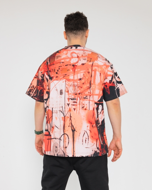 Футболка LZM Heart One принт, черный