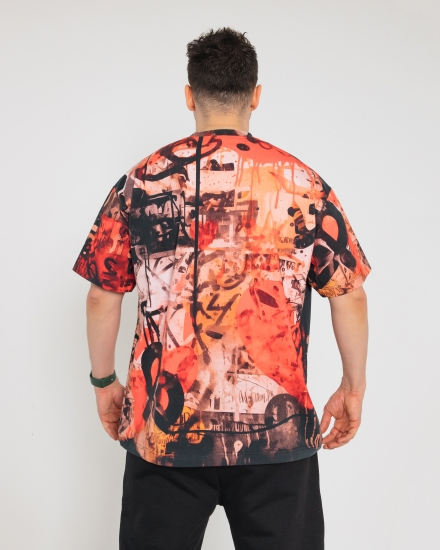 Футболка LZM Heart принт, черный