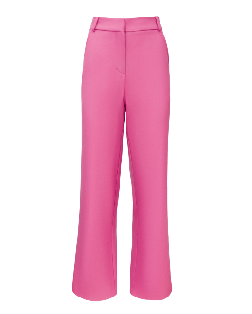 Широкие стильные брюки LZ Palazzo, фуксия