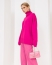 Свитер вязаный OVERSIZE, фуксия