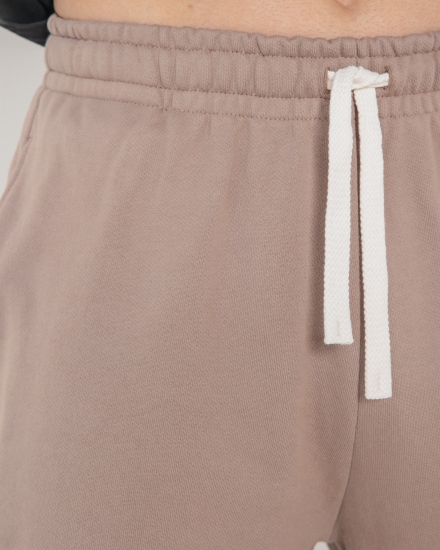 Джоггеры LZM с вышивкой, мокко