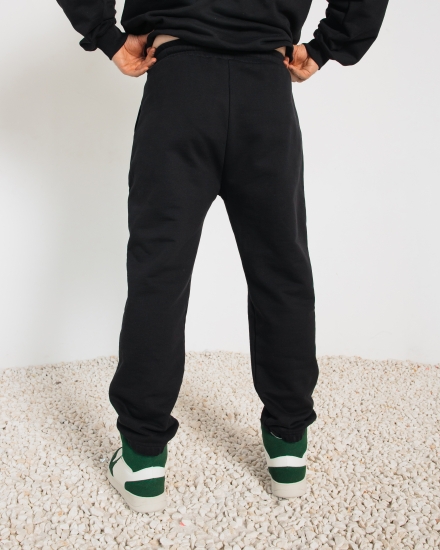 Джоггеры LZM с вышивкой, черный