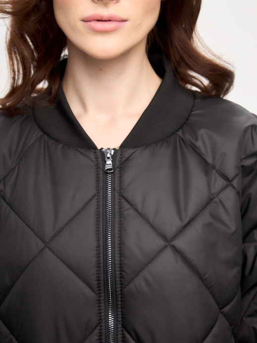 Бомбер оверсайз LZ24, черный