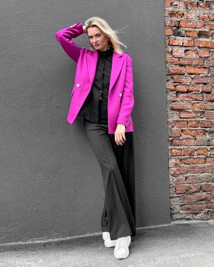 Брюки LZ со стрелками, черный