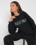 Свитшот LZ с вышивкой, черный