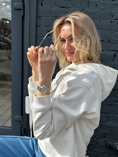 Худи LZ Moscow, молочный