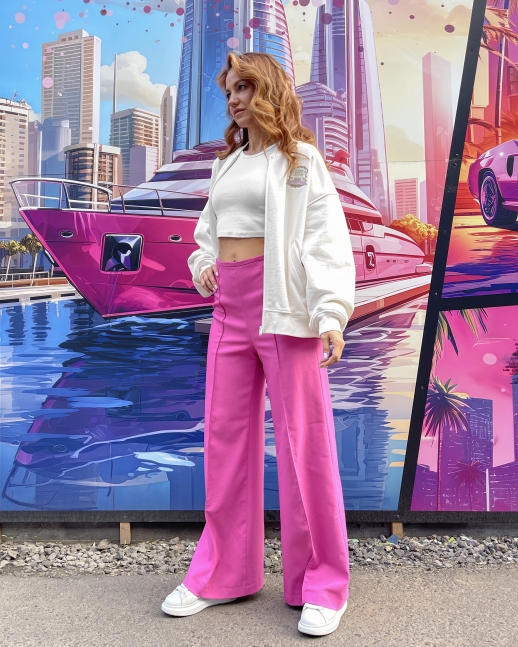 Бомбер LZ Moscow, молочный