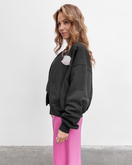 Бомбер LZ Moscow, черный