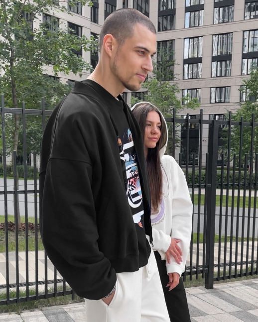 Бомбер LZM Moscow, черный