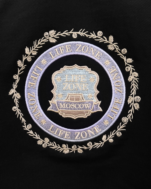 Худи LZM Moscow, черный